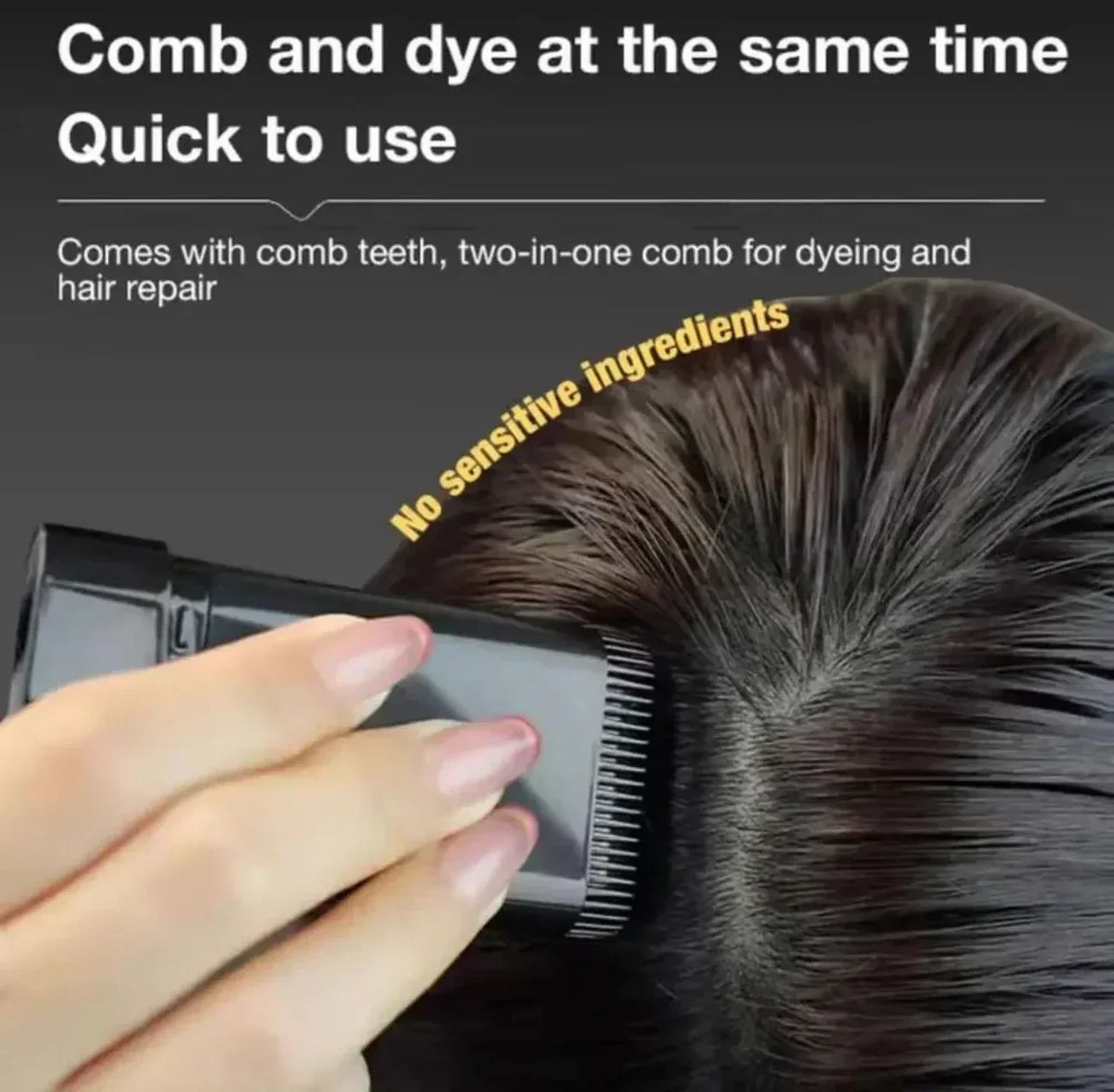Instant Hair Comb Dye