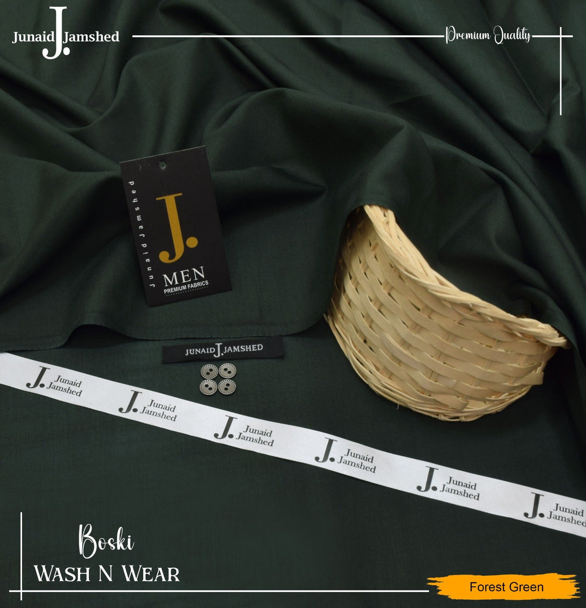 J. Wash n wear - FOREST GREEN