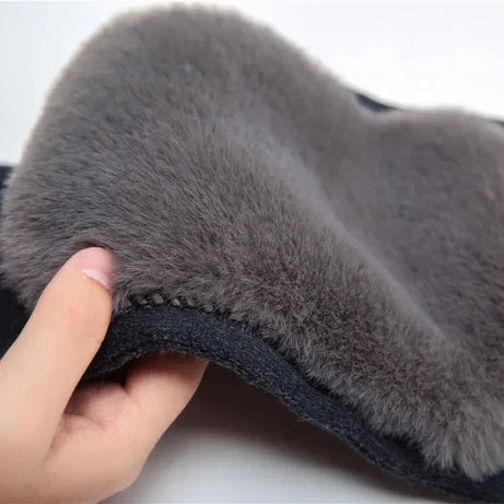 Knee Warmer - Woolen Blend Thermal Leg Warmers - 1 Pair Knee Pad - Unisex Elastic Knee Pads For Men & Women
