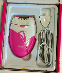 Kemei Rechargeable Epilator Threading Machine dual speed women hair clipper Defeatherer