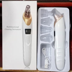 5 in 1 Electric Blackhead Acne Oil Remover Vacuum Suction Face Pore Cleaner Facial Beauty Equipment, Blackhead Removal Machine