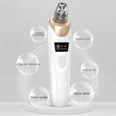 5 in 1 Electric Blackhead Acne Oil Remover Vacuum Suction Face Pore Cleaner Facial Beauty Equipment, Blackhead Removal Machine