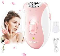 Electric Epilator for Women, Rechargeable Wet & Dry Womens Puller for Legs, Cordless for face, Underarms, Legs, Arms, Bikini, with LED Light